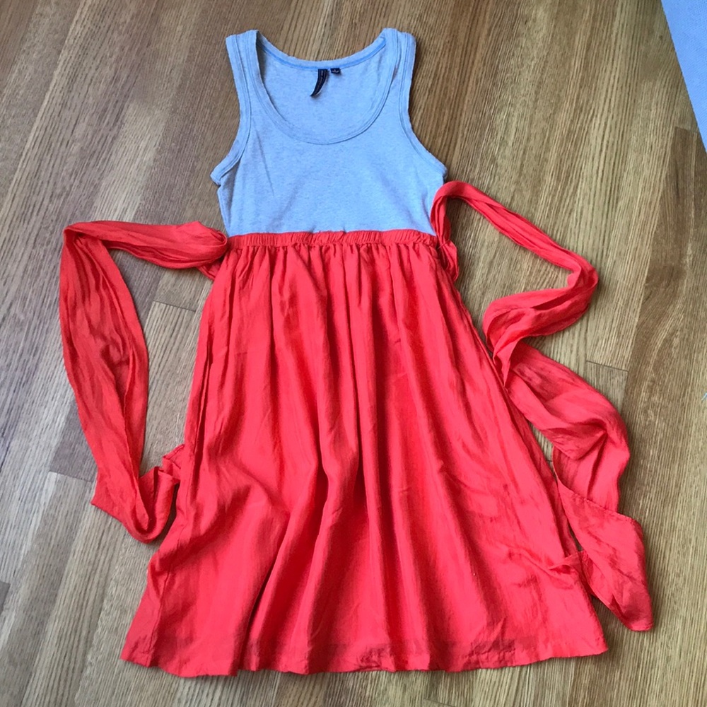 Anthro Silk Party Dress